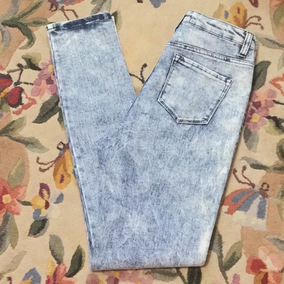 cleo Denim - 💠VINTAGE 🆕High-waisted Acid Wash Skinny Jeans